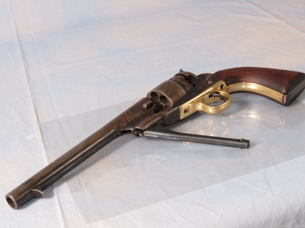 Civil War Era Colt 1860 4-Screw Black Powder Revolver .44 Cal 8"-img-11