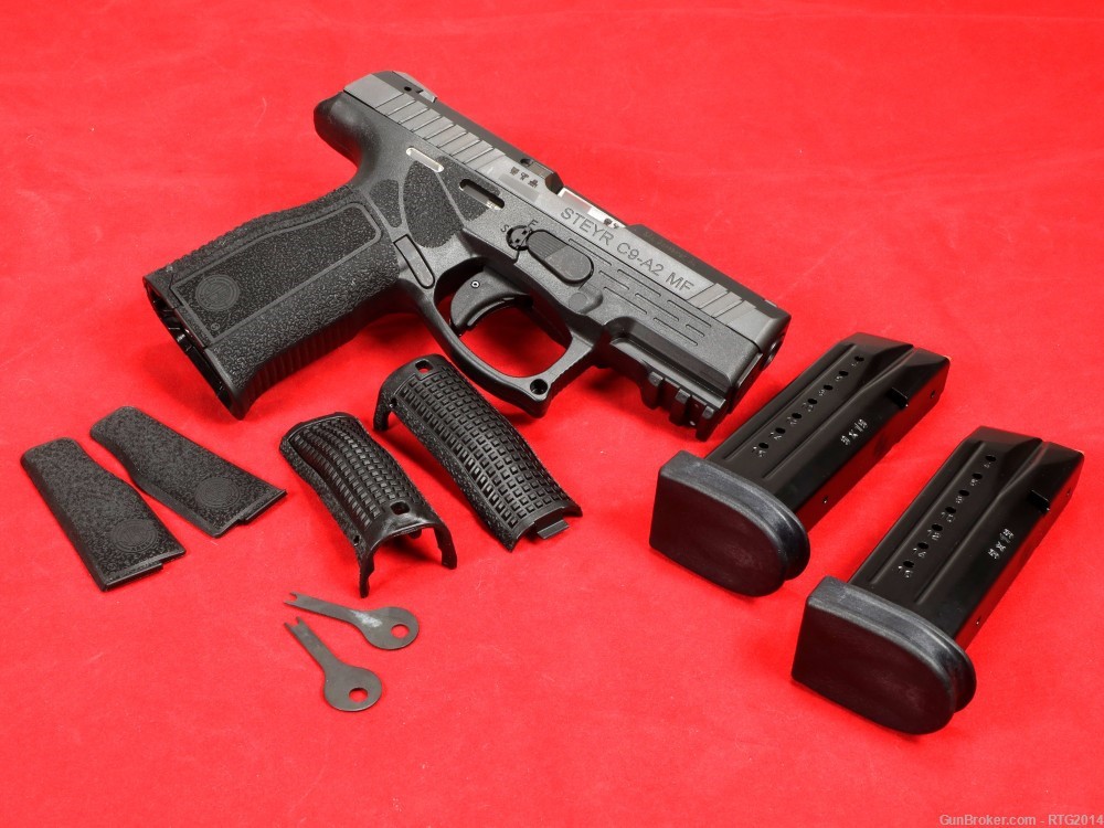 Steyr C9-A2 MF Compact 3.8" 9mm Pistol, NIB W/ 2x17rd Mags, NoFee FastShip-img-2