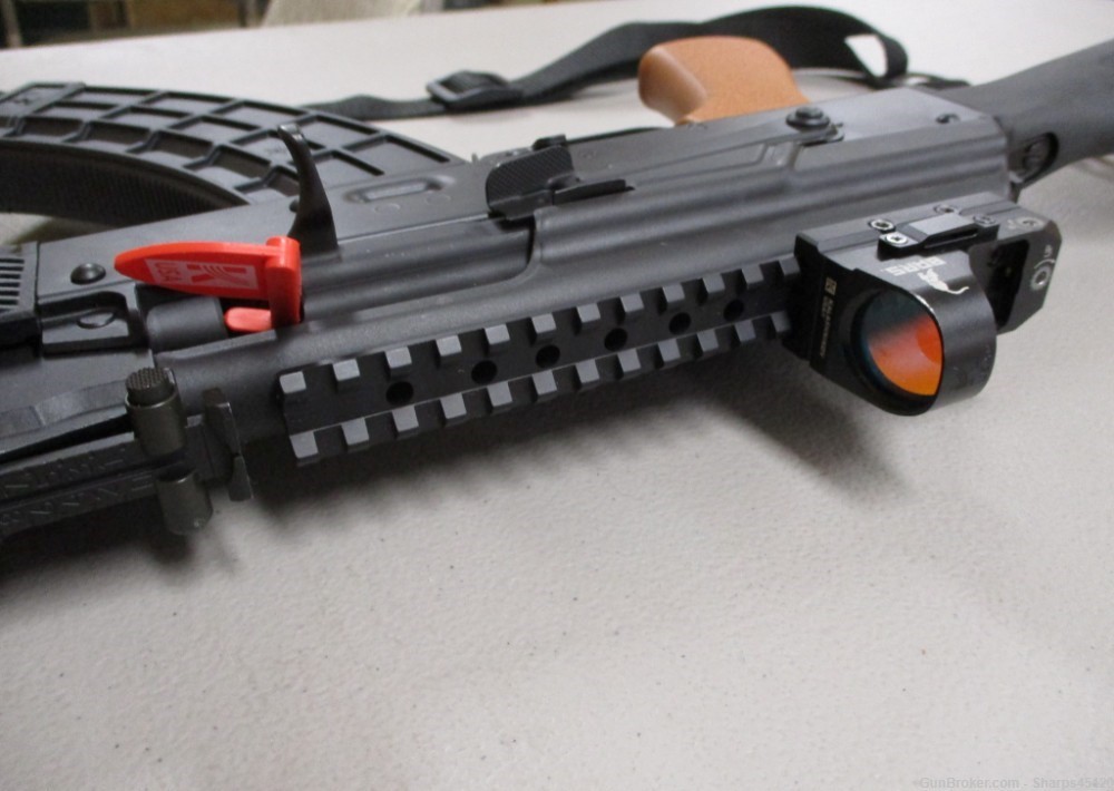 Kalashnikov USA KR-103 7.62x39 like new with case, sling, BARS red dot-img-10