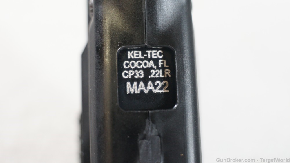 KEL TEC CNC CP33 22LR 33 ROUNDS (KELCP33BLK)-img-11