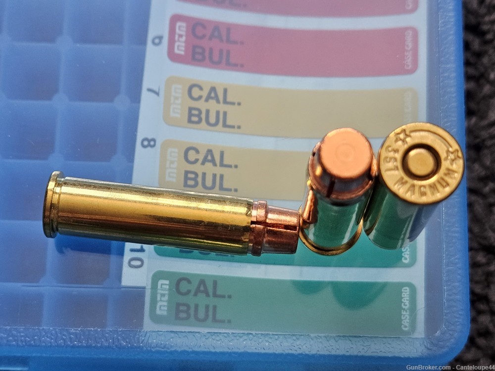 40 ROUNDS .357 MAGNUM SOLID COPPER EXPANDER TYPE HOLLOW POINTS OATH TANGO-img-1