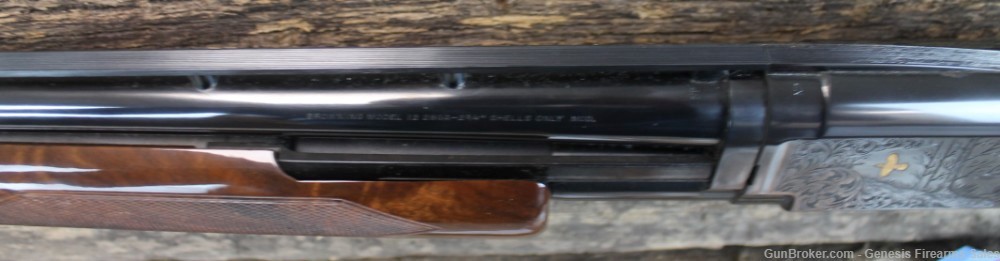 Browning Model 12 28GA Engraved Grade G-5 Unfired in the Box-img-9
