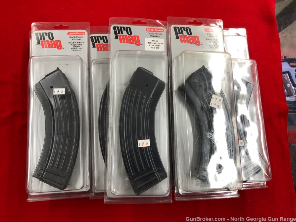 PRO MAG RUGER Mini-30 7.62x39MM (30) RD Blue Steel magazines.-img-0