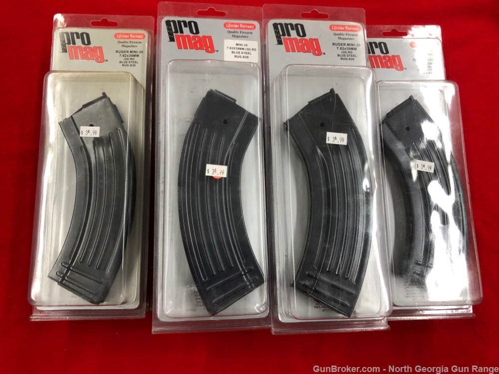 PRO MAG RUGER Mini-30 7.62x39MM (30) RD Blue Steel magazines-img-0