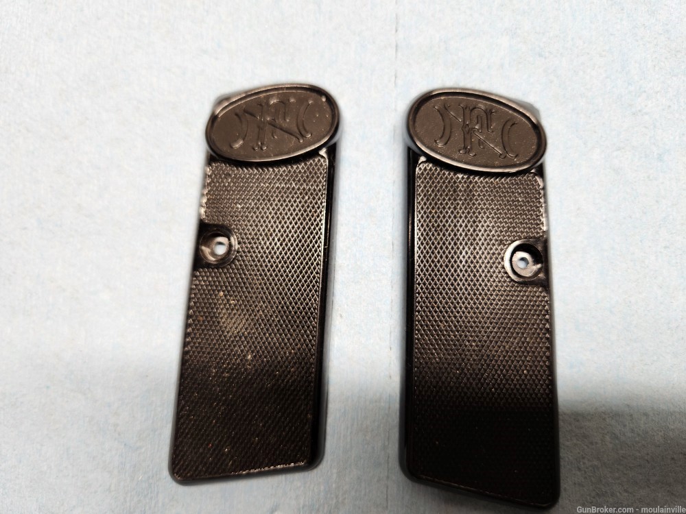 Late production grips for the FN Model 1922 pistol. In excellent shape-img-0
