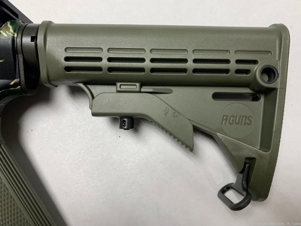 RGUNS AR15 16" rifle 5.56x45mm tiger stripe odg-img-1