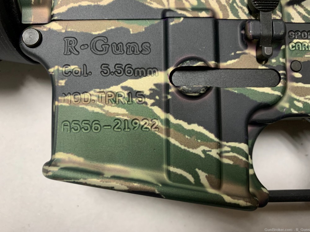 RGUNS AR15 16" rifle 5.56x45mm tiger stripe odg-img-5