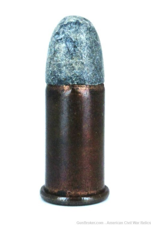 Civil War .44 Henry Rifle Rimfire Cartridge Pointed Short Case-img-1