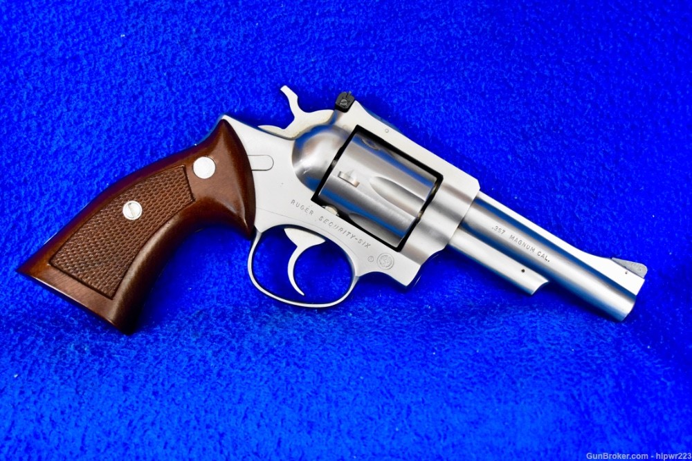 Ruger Security Six .357 Magnum 4 inch stainless steel revolver. -img-2
