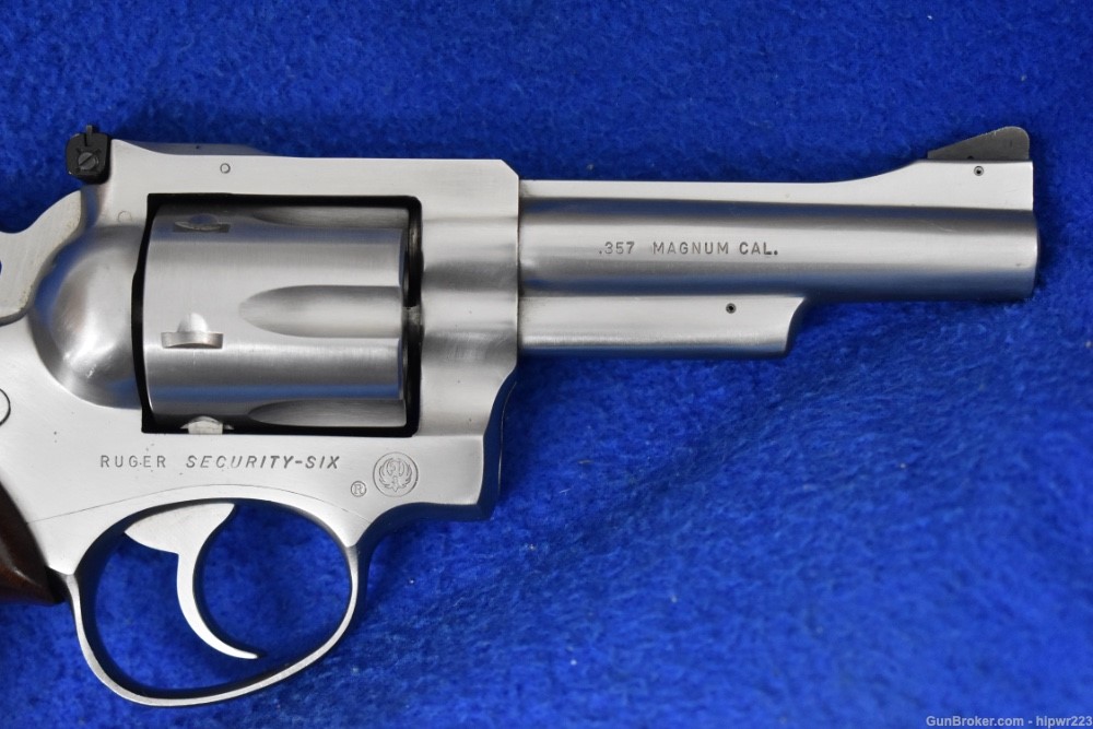 Ruger Security Six .357 Magnum 4 inch stainless steel revolver. -img-7