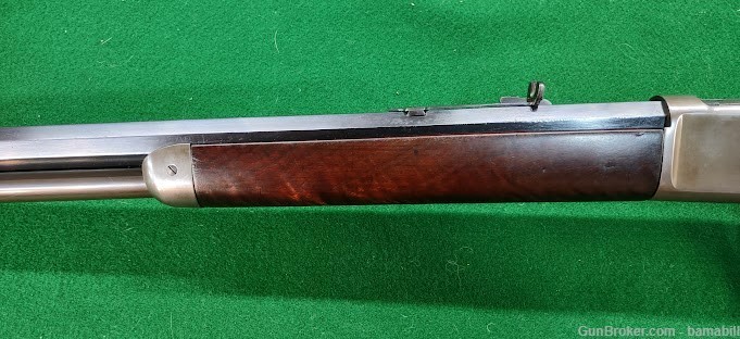 1886 WINCHESTER,   45-70 WCF,   ANTIQUE,   Geogeous Wood,   Set Trigger-img-16