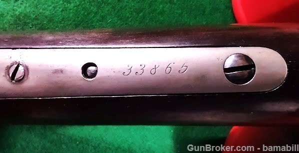 1886 WINCHESTER,   45-70 WCF,   ANTIQUE,   Geogeous Wood,   Set Trigger-img-28