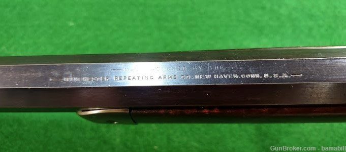 1886 WINCHESTER,   45-70 WCF,   ANTIQUE,   Geogeous Wood,   Set Trigger-img-12
