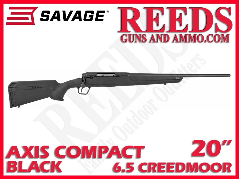 Savage Axis Compact Black 6.5 Creedmoor 20in 57473-img-0