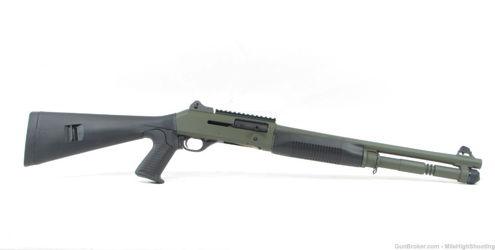  Benelli: M4 Tactical Shotgun, 18.5", 12 Gauge, OD Green Cerakote 11797-img-0
