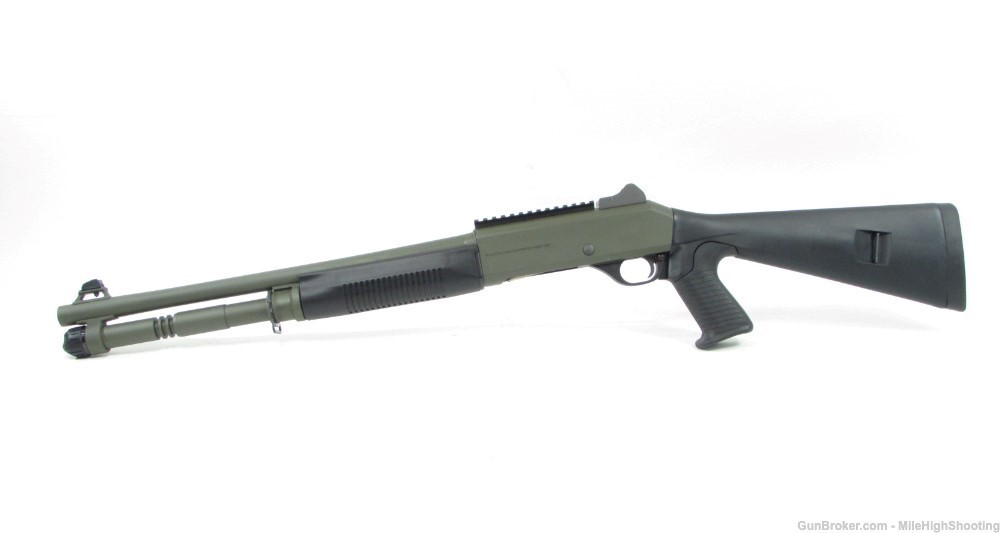  Benelli: M4 Tactical Shotgun, 18.5", 12 Gauge, OD Green Cerakote 11797-img-6