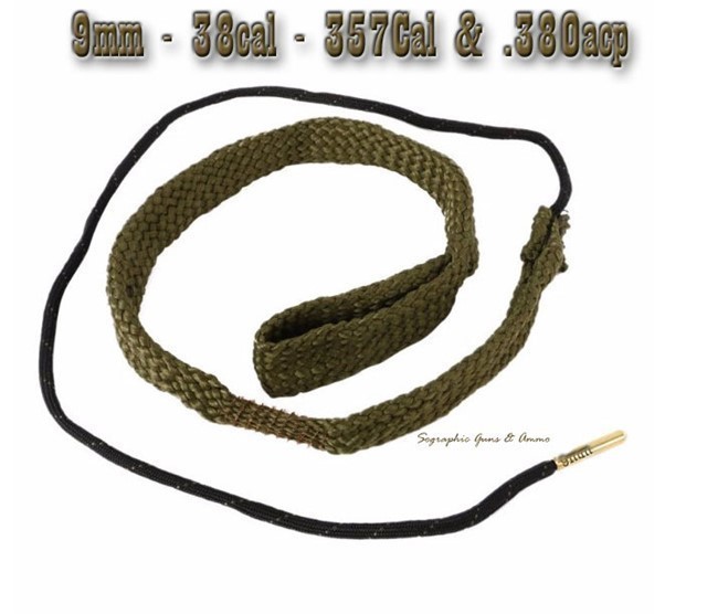BORE SNAKE ROPE 9mm/.38spl/.357 Mag/.380acp - Bore Cleaning  *$4 ShIpPiNg*-img-1