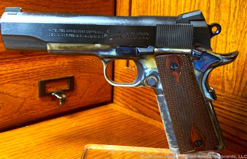 Colt Custom Limited Edition Color Case Hardened 1911 70 series 1 of 1. -img-2