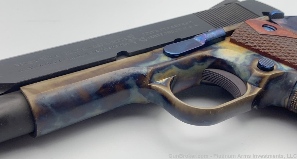 Colt Custom Limited Edition Color Case Hardened 1911 70 series 1 of 1. -img-1