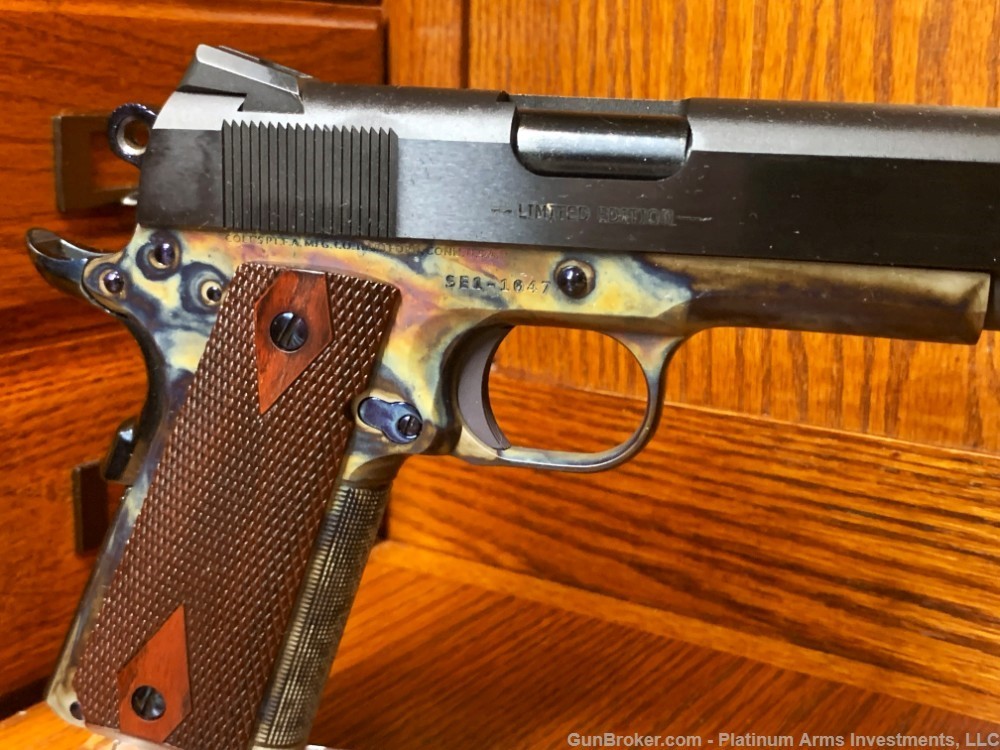 Colt Custom Limited Edition Color Case Hardened 1911 70 series 1 of 1. -img-3