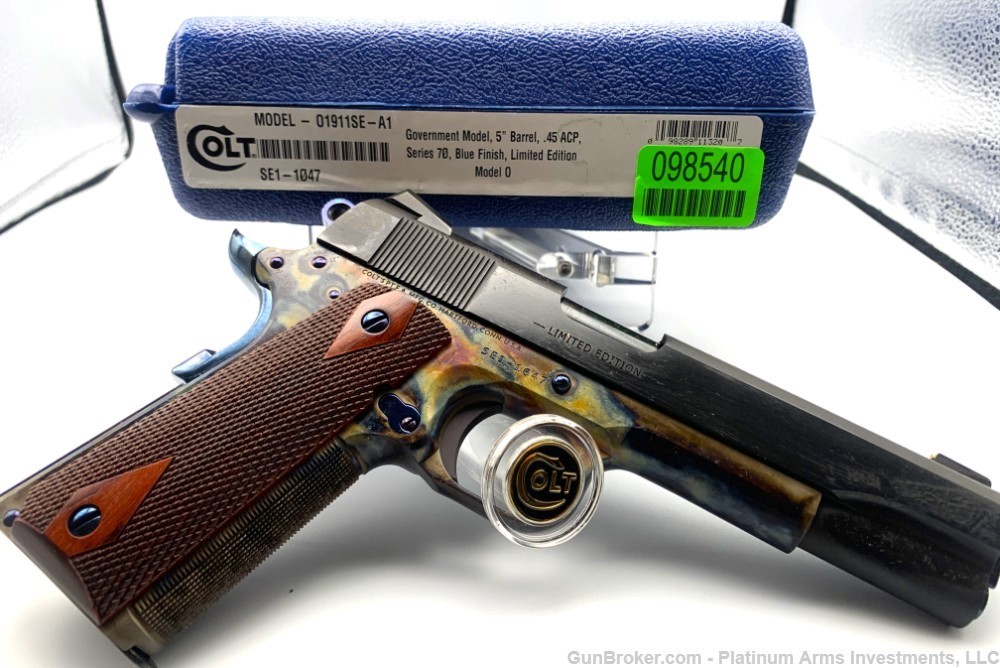 Colt Custom Limited Edition Color Case Hardened 1911 70 series 1 of 1. -img-7