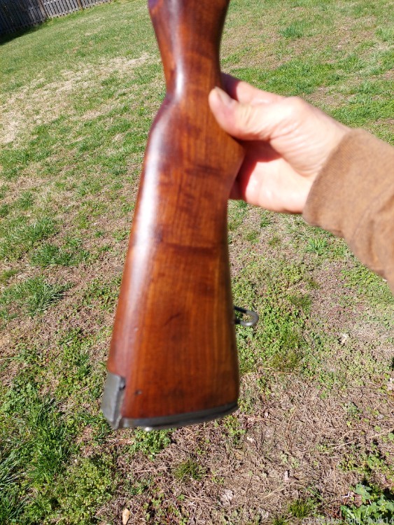 M14 rifle walnut stock tiger strip GI-img-5