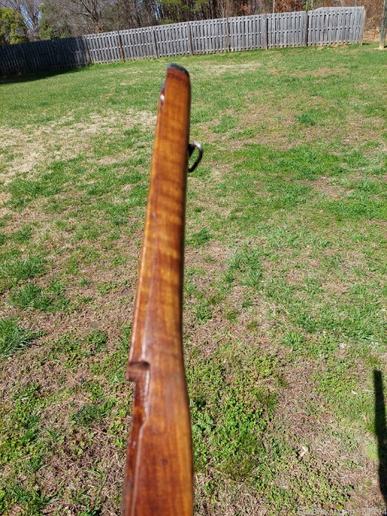 M14 rifle walnut stock tiger strip GI-img-6