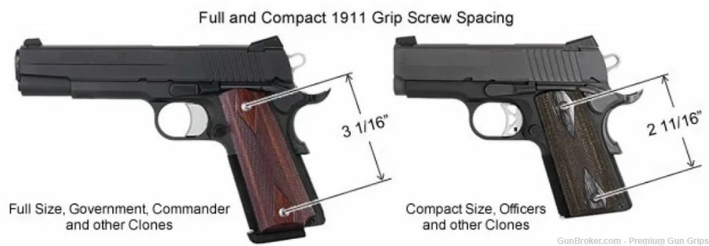1911 Grips Mother of Pearl Colt Government model and clones-img-4