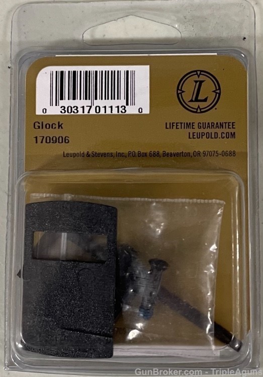 Leupold Deltapoint Pro mount for Glock replaces rear sight 170906-img-0