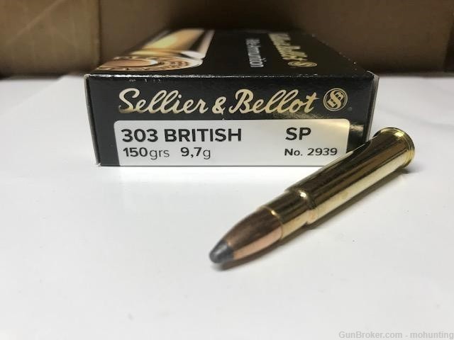 S&B 303 British 150gr SP 100 Rounds-img-0