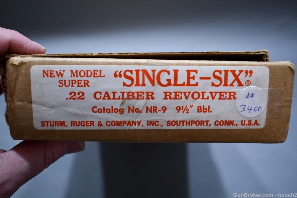 Ruger New Model Super Single Six Convertible Revolver 9 1/2" 22 LR Mag 1976-img-43