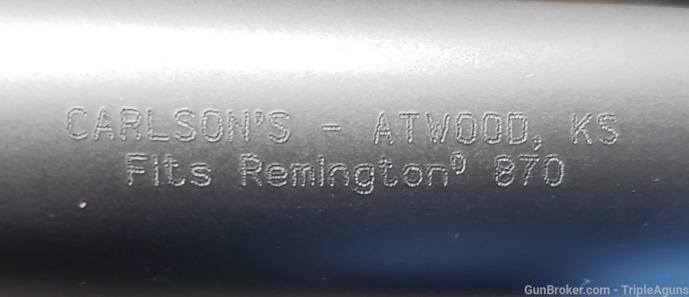 Carlson's Remington 870 barrel 12g 18 1/2in cylinder choke 87004-img-3