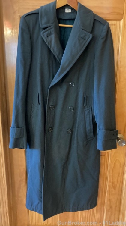 Vtg Men's Overcoat 36XL with removalable Wool Cabadine Full Length Liner-img-9
