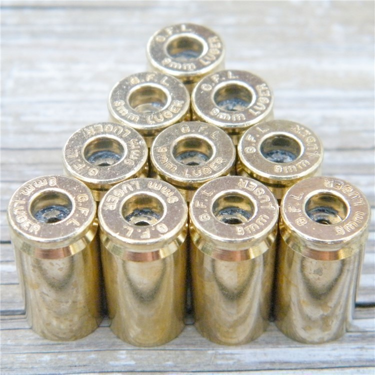 1500 pc 9mm Matching Commercial Brass Decapped Very Clean-img-0