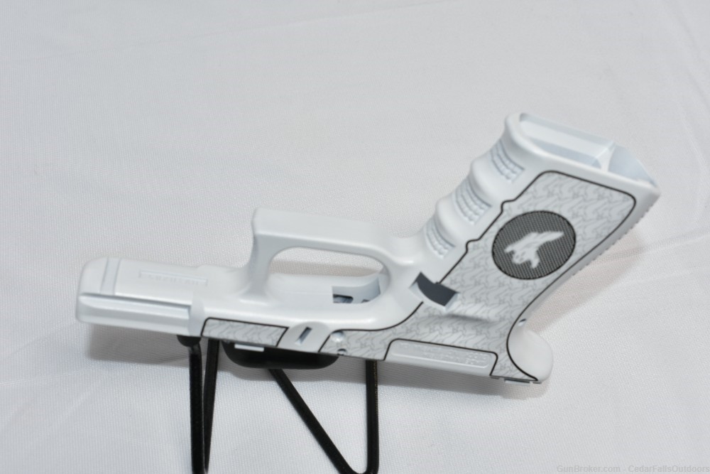 Ghost Gun Glock 19 Gen 3 Frame Custom Cerakote and Engraved-img-5