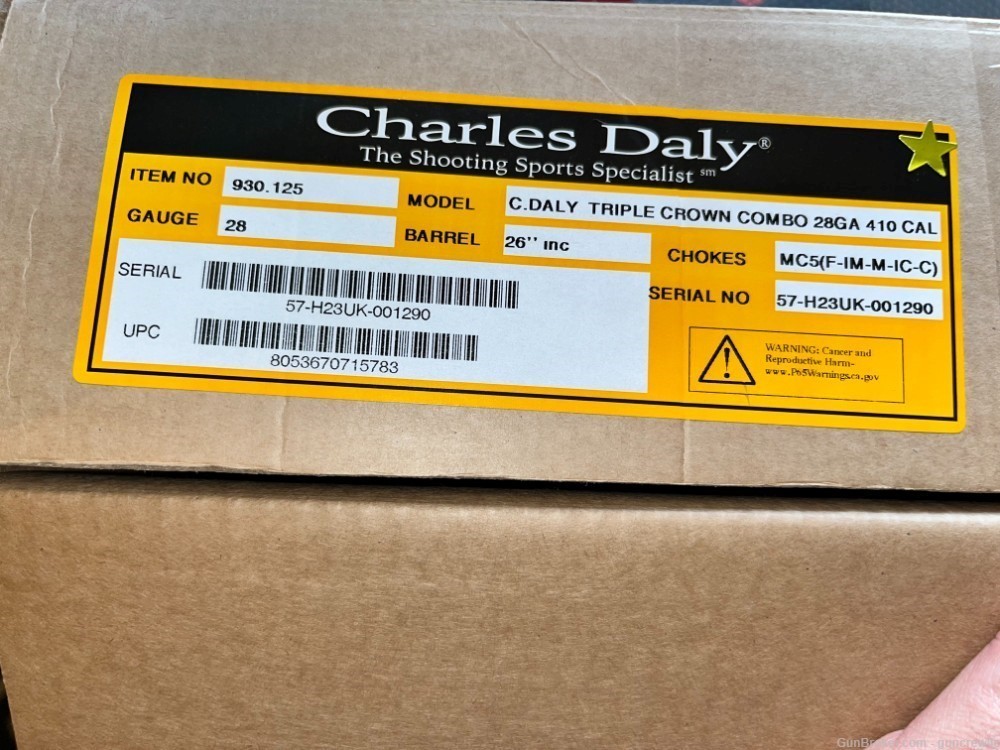 Charles Daly Triple Crown Combo Set 410ga & 28ga 930125 26" Barrel LAYAWAY-img-41