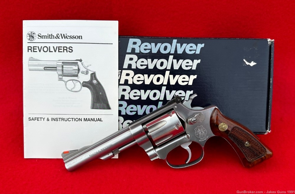 S&W Model 651-1 22 MRF Double Action 4" .22 WMR Revolver UNFIRED w/BOX 1993-img-0