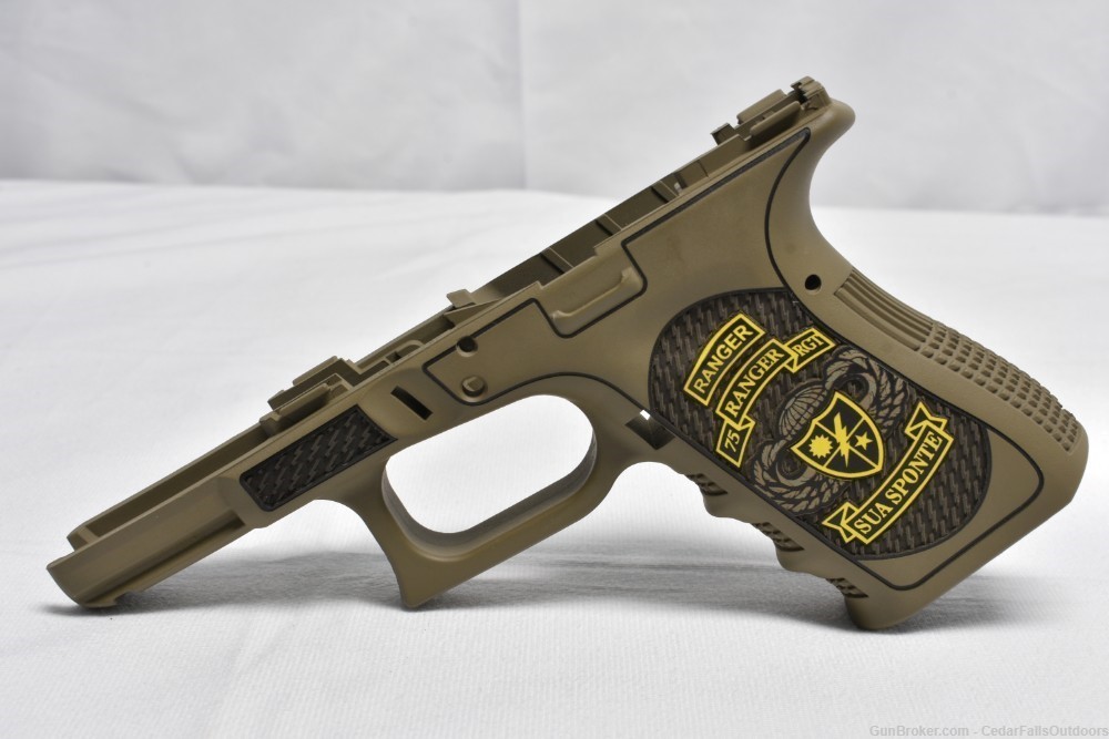 Glock 19 Gen 3 Frame Custom 75th Ranger Engraving-img-1