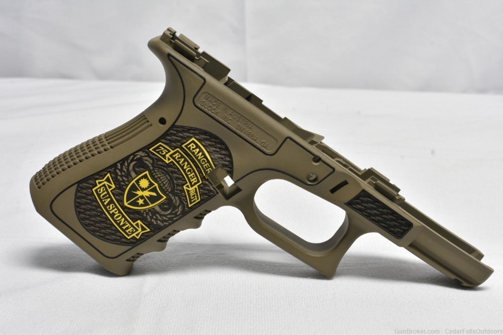 Glock 19 Gen 3 Frame Custom 75th Ranger Engraving-img-0