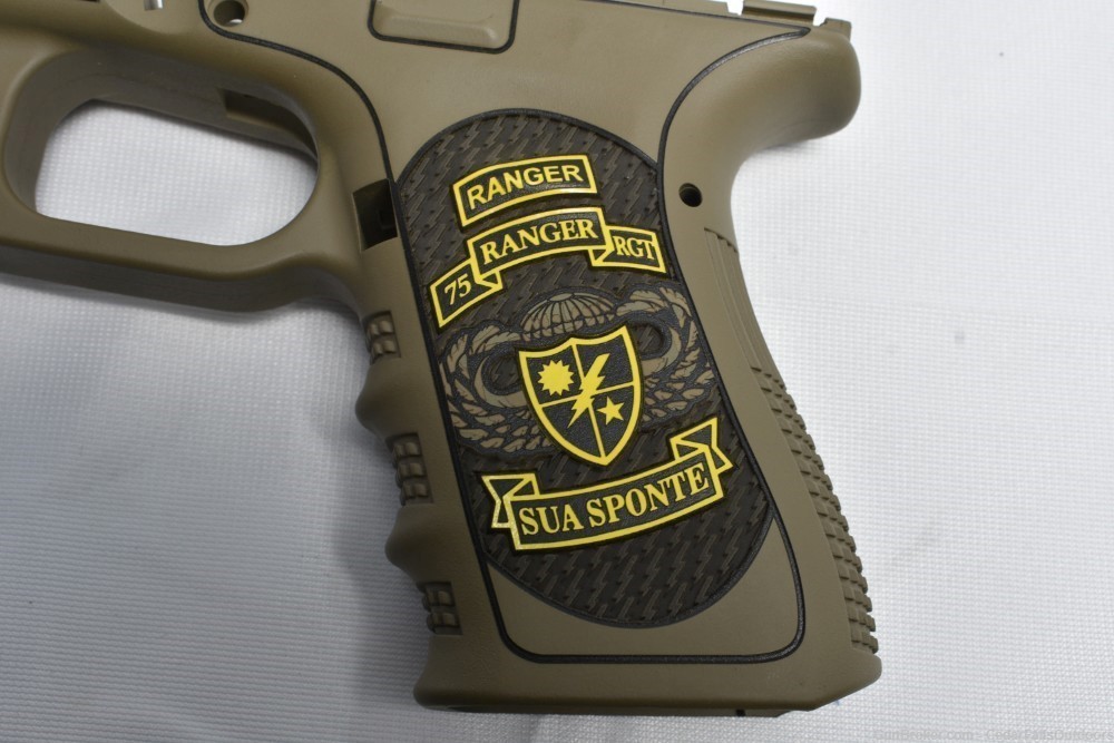 Glock 19 Gen 3 Frame Custom 75th Ranger Engraving-img-3