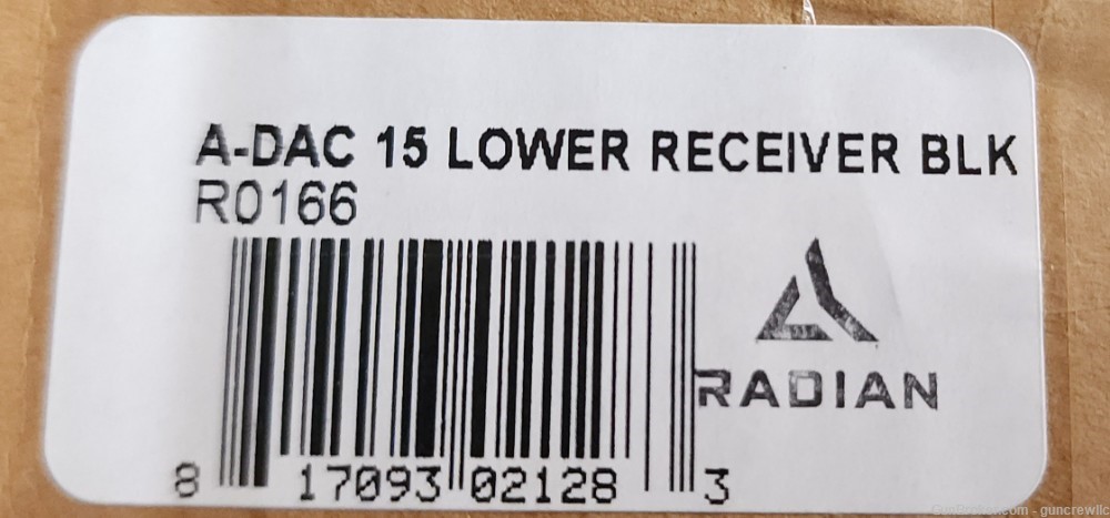 Radian Weapons A-DAC 15 Blk ADAC Ambi Lower Receiver R0166 Black Layaway-img-8