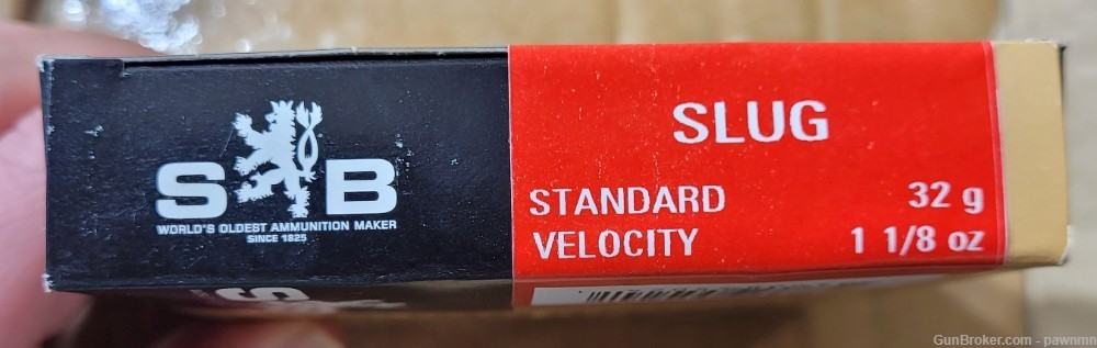 Sellier & Bellot Tactical Shotshells 12 Ga. 2-1/2" Slug x230 Shells-img-2