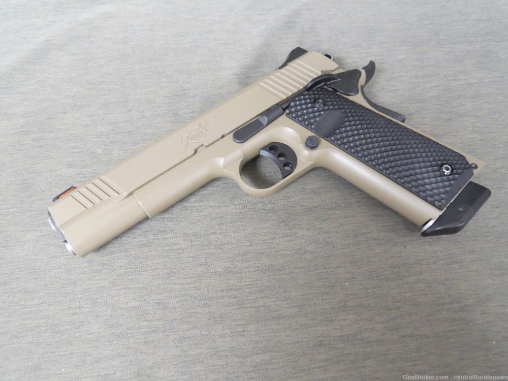 Kimber Custom LW FDE Tan 9mm Pistol w/ 6 mags holsters 10+1-img-9