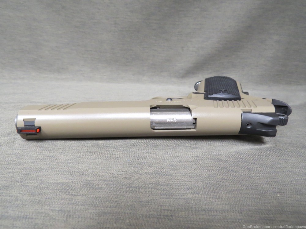 Kimber Custom LW FDE Tan 9mm Pistol w/ 6 mags holsters 10+1-img-10