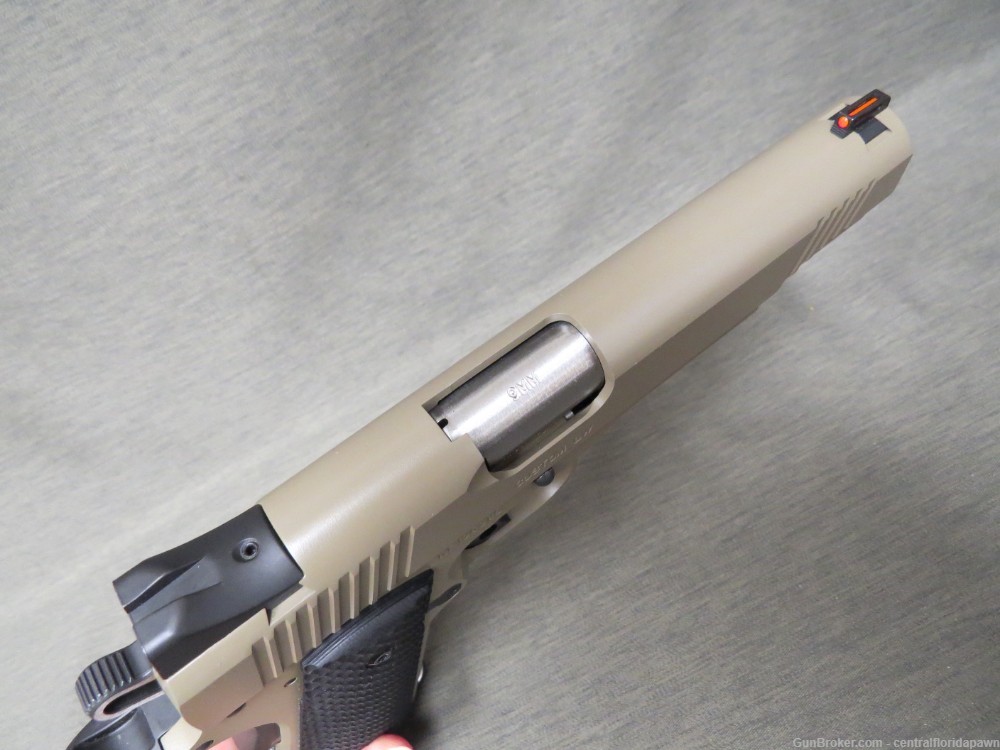 Kimber Custom LW FDE Tan 9mm Pistol w/ 6 mags holsters 10+1-img-6