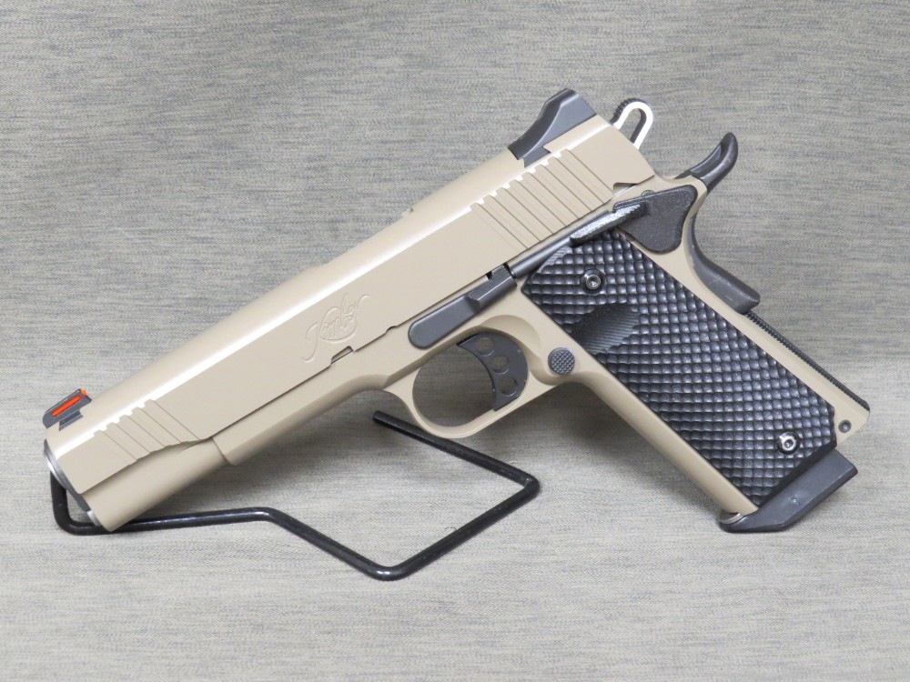 Kimber Custom LW FDE Tan 9mm Pistol w/ 6 mags holsters 10+1-img-1