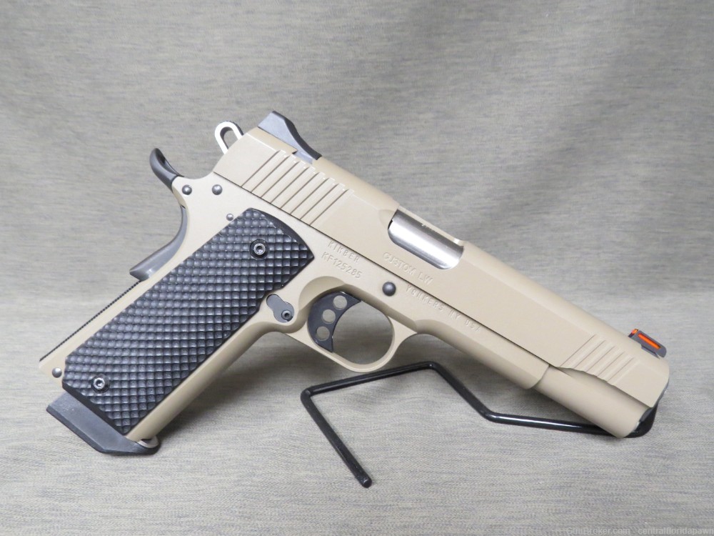 Kimber Custom LW FDE Tan 9mm Pistol w/ 6 mags holsters 10+1-img-4