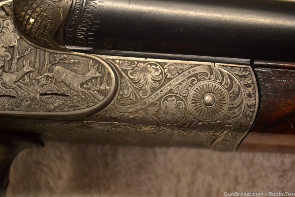 Wilh. Collath 16 gauge SXS hammerless shotgun, 28.75' barrels, pre 1930.-img-14