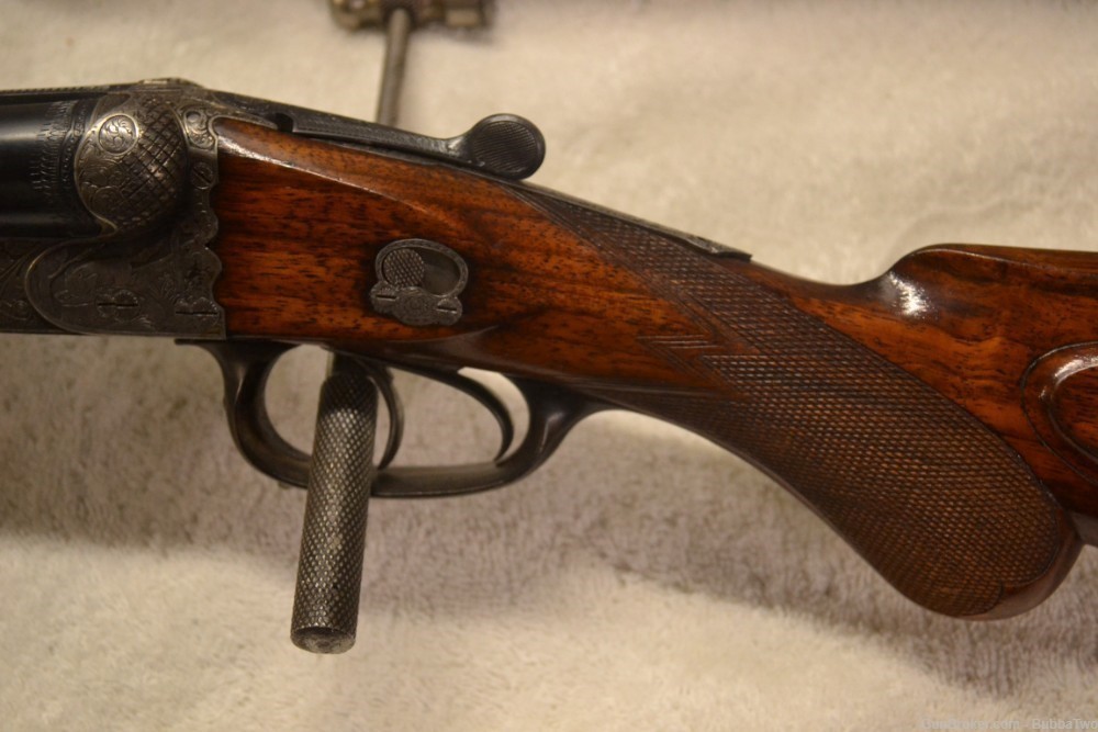 Wilh. Collath 16 gauge SXS hammerless shotgun, 28.75' barrels, pre 1930.-img-3