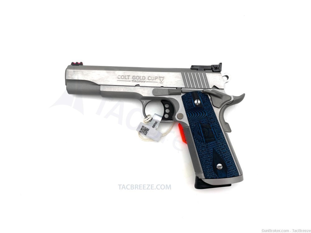 COLT 1911 GOLD CUP TROPHY COLT TROPHY GOLD  .45 CUP NEW 45 CHECKER -img-3